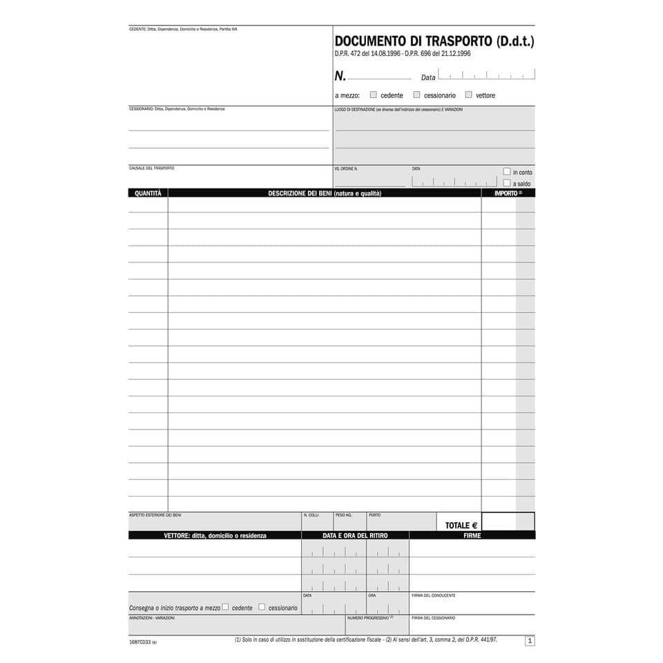 Blocco DDT autoricalcanti flex data ufficio A4 33x3 copie autoricalcanti DU1687CD330