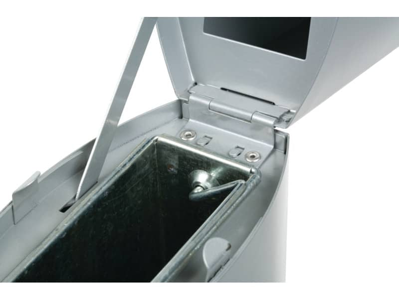 Posacenere a colonna Rubbermaid Metropolitan argento - H 108,7 cm - Ø 43 cm FGR93400SM