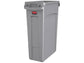 Contenitore rifiuti per differenziata Rubbermaid Slim Jim® con canali di ventilazione 87 L Grigio - FG354060GRAY