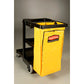 Carrello per pulizie Janitor Rubbermaid nero - ruote 2 fisse 2 mobili 116,8x55,2x97,5 cm - 1805985