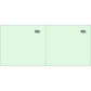 Scontrino colorato a 2 sezioni Data Ufficio blocco 100 copie prenumerate verde - DU160000090