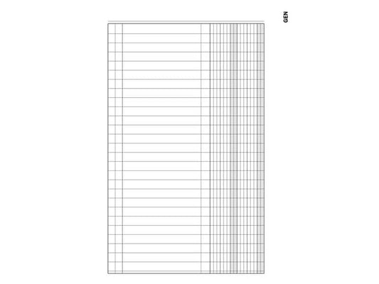 Registro scadenziario data ufficio gennaio-dicembre 96 fogli 24x17 cm - DU134648000