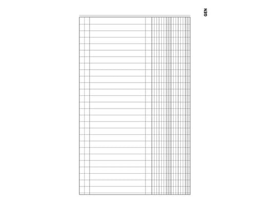 EC - Registro scadenziario data ufficio gennaio-dicembre 24 fogli 24x17 cm -DU134620000