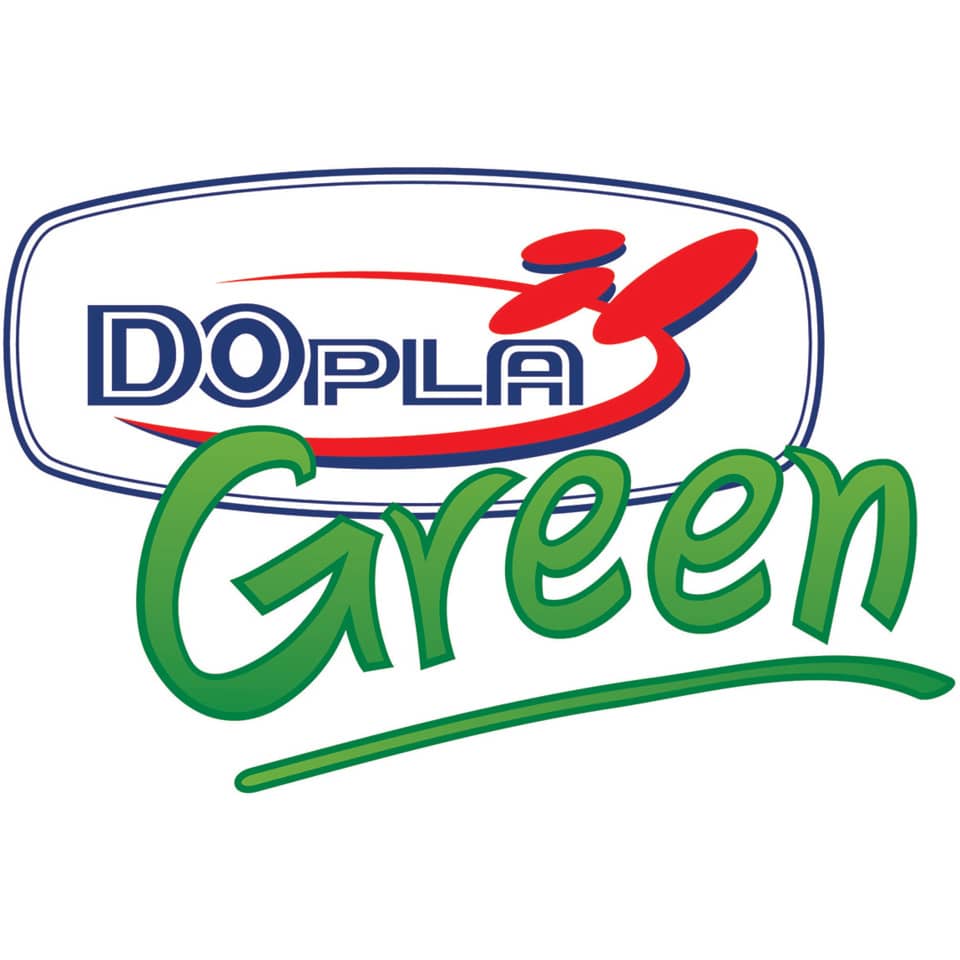 Bicchieri plastica Dopla Green 200 ml trasparente conf. 50 pezzi - 7700