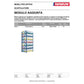 Modulo aggiuntivo per scaffalatura Paperflow ad incastro RANG'ECO regolabile - 5 ripiani blu - K605171