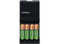 Caricabatterie Duracell Charger CEF 14 (4 ore) con 2 AA+2AAA Value DU101