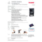 Datario con testo PAGATO TRODAT PRINTY ECO 4750/L2 in plastica 41x24 mm blu-rosso - 141062