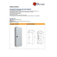 Armadio porta scope KUBO 1 anta 60x41x181,5 cm grigio PS /60