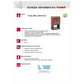 Timbro autoinchiostrante Trodat PRINTY 4929 in plastica 50x30 mm nero 45270