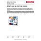 Scaffalatura metallica Paperflow Rang'Eco ad incastro 5 ripiani modulo base blu - K607130