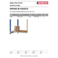 Scaffalatura metallica Paperflow Rang'Eco copriripiani faggio Conf. 6 ripiani - K652237
