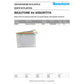 Busta in PVC Beautone trasparente con chiusura zip colorata 32,5x24 cm assortiti - D066099
