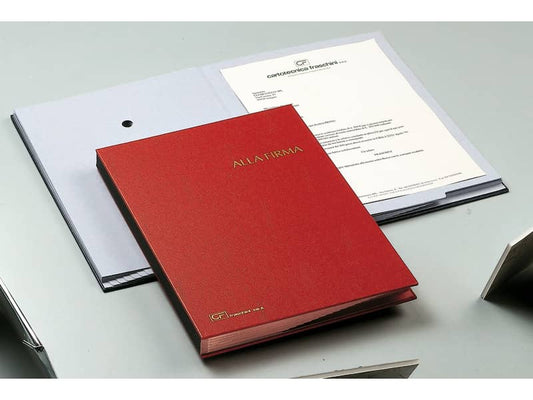 Libro Firma Fraschini 18 intercalari con fori blu 618-A-DB