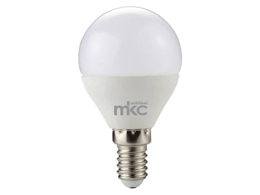 Lampadina MKC Minisfera LED E14 440 lumen bianco naturale 499048007