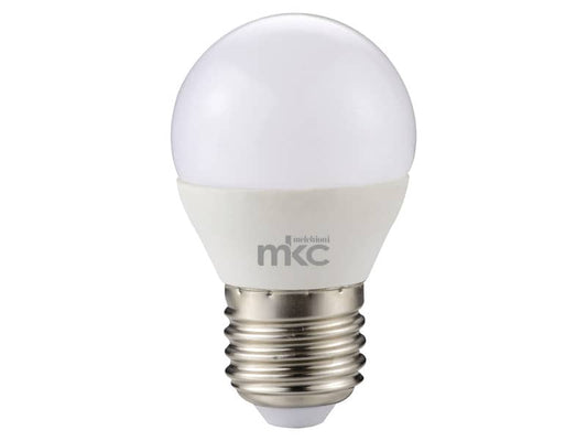 Lampadina MKC Minisfera LED E27 440 lumen bianco naturale 499048010