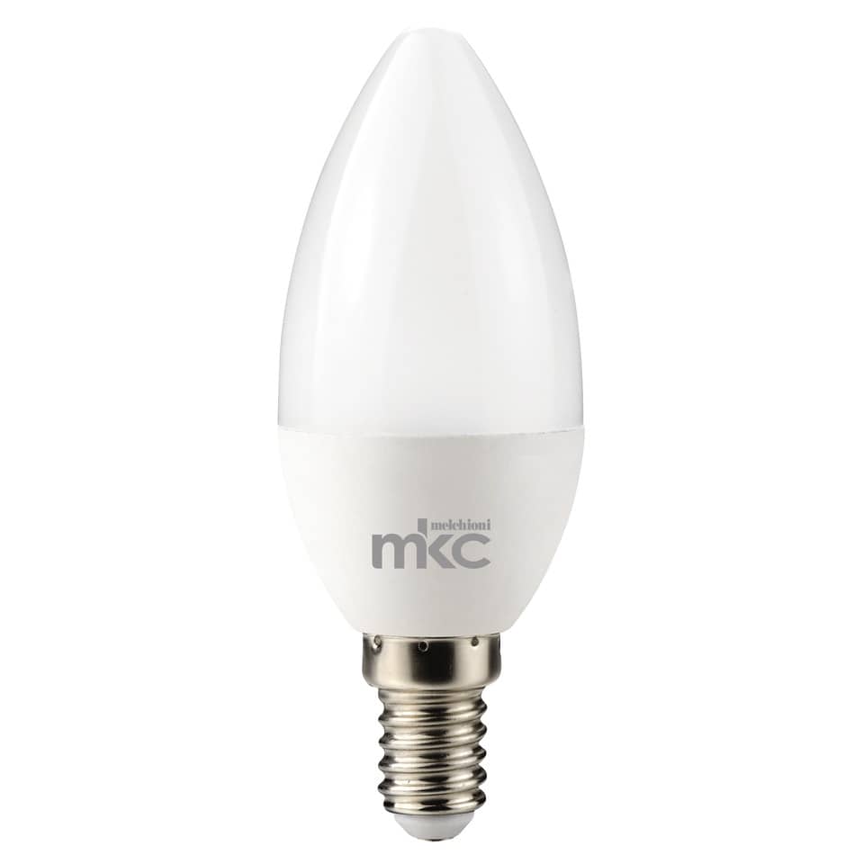 Lampadina MKC Candela LED E14 430 lumen bianco caldo 499048018