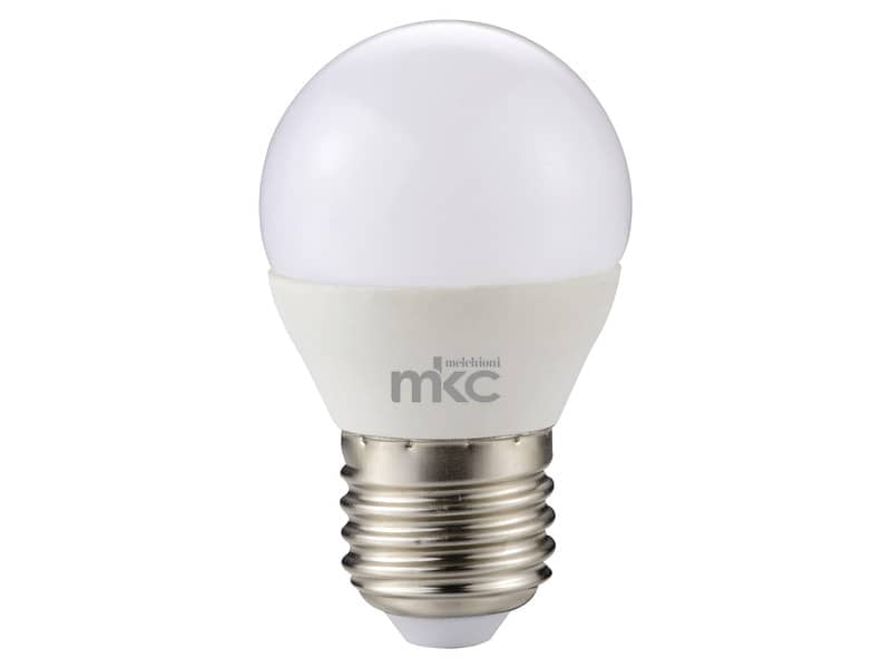 Lampadina MKC Minisfera LED E27 430 lumen bianco caldo 499048009
