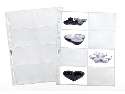 Buste a foratura universale Favorit porta foto buccia d'arancia superior 23x10 cm (x4 tasche) conf.10 - 100460148