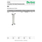 Base per leggio murale T-Technic Tarifold® ampliamento grigio 214000