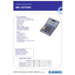 Calcolatrici da tavolo CASIO Extra Big LC solare e batteria display 12 cifre blu - MS-120TER II