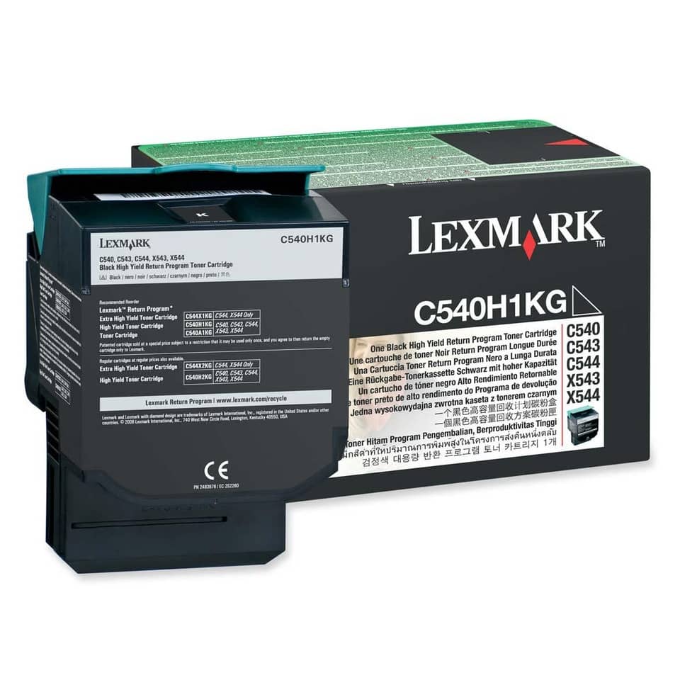Toner return program Lexmark nero  C540H1KG