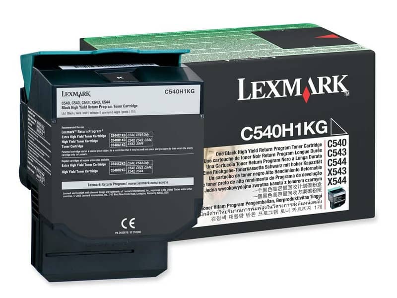 Toner return program Lexmark nero  C540H1KG