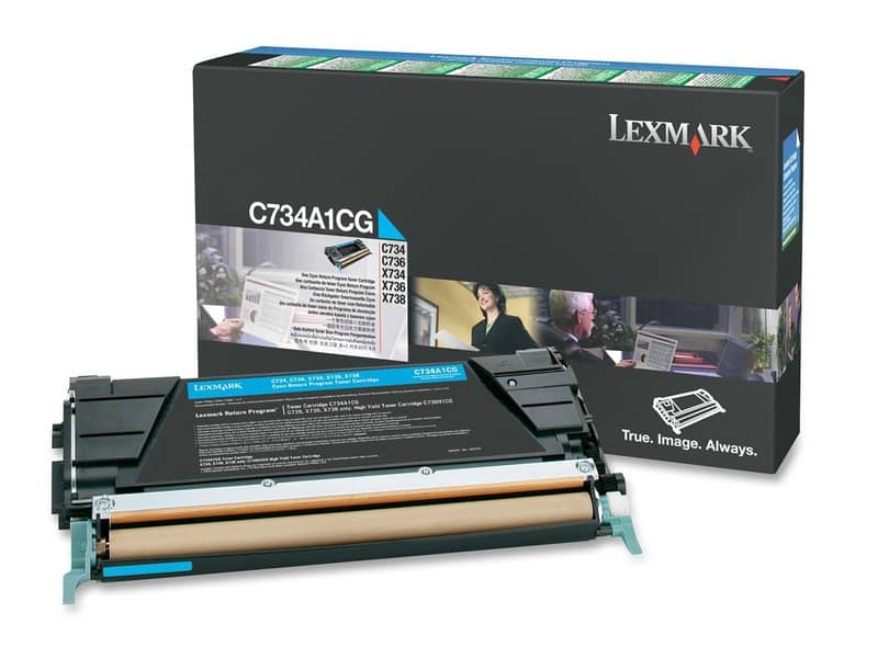 Toner return program Lexmark ciano  C734A1CG