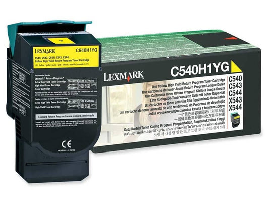 Toner return program Lexmark giallo  C540H1YG