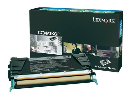 Toner return program Lexmark nero C734A1KG