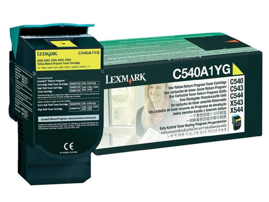 Toner return program Lexmark giallo  C540A1YG