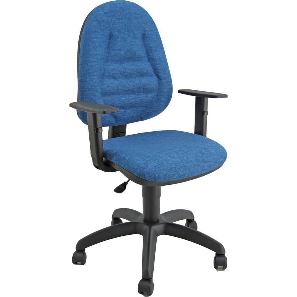 Sedia operativa girevole Unisit Metis MTPRO Eco Smart - rivestimento Eco blu - MTPRO/EB