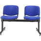 Panca 2 posti attesa Unisit Dado D52P - rivestimento ignifugo blu D52P/IB