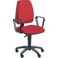 Sedia operativa girevole Unisit Jupiter JUBR Eco smart - rivestimento ignifugo bordeaux - con braccioli - JUBR/ID
