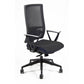 Sedia operativa girevole Unisit Nereide NDAE schienale in rete - rivestimento Eco nero - NDAE/EN