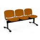 Panca 3 posti attesa Unisit Dado D53P - rivestimento Eco arancione D53P/EA