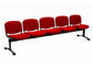 Panca 5 posti attesa Unisit Dado D55P - rivestimento Eco rosso D55P/ER