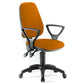Sedia operativa girevole Unisit Leda LDAY Eco smart - schienale alto - rivestimento Eco arancione - LDAY/EA