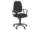 Sedia operativa girevole Unisit Jupiter JUBR Eco smart - rivestimento ignifugo nero - con braccioli - JUBR/IN