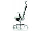 Sedia semidirezionale girevole Unisit Concept COTPG ergonomica con poggiatesta rivestimento similpelle bianco COTPG/KQ