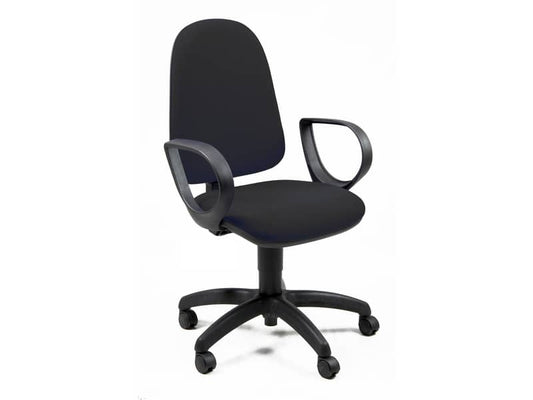 Sedia operativa girevole Unisit Jupiter JUSB/SB Eco smart rivestimento ignifugo nero - JUSB/SB/IN