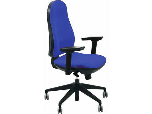 Sedia girevole operativa Unisit Ariel AIER Eco smart - rivestimento Eco blu AIER/EB