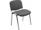 Sedia visitatore 4 gambe Unisit Dado D5G acciaio grigio - rivestimento eco grigio scuro - Conf. 2 pezzi - D5G/2/ET