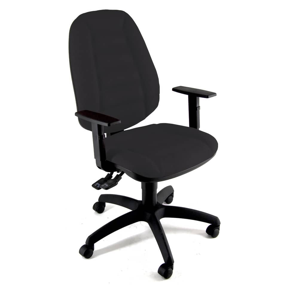 Sedia operativa girevole Unisit Cerere CRSY Eco Smart - rivestimento ignifugo nero - CRSY/IN
