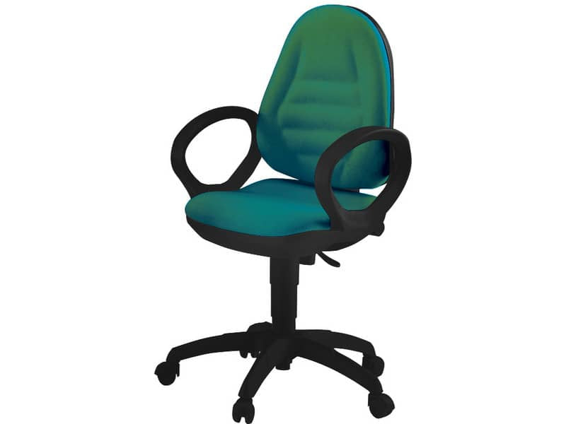 Sedia operativa girevole Unisit Metis MTA Eco Smart - rivestimento Eco verde -MTAS/EV