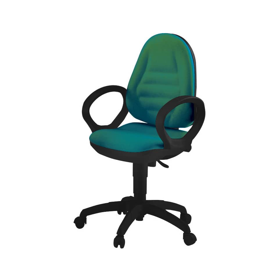 Sedia operativa girevole Unisit Metis MTA Eco Smart - rivestimento Eco verde -MTAS/EV