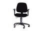 Sedia operativa girevole Unisit Leda LDB Eco smart - schienale basso - rivestimento Eco nero - LDB/EN