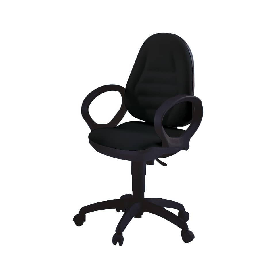 Sedia operativa girevole Unisit Metis MTA Eco Smart - rivestimento Eco nero - MTAS/EN