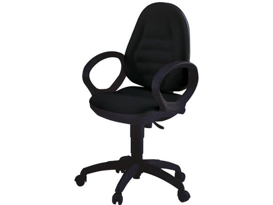 Sedia operativa girevole Unisit Metis MTA Eco Smart - rivestimento Eco nero - MTAS/EN