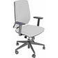 Sedia operativa girevole Unisit Larissa LR1S - rivestimento similpelle bianco - LR1S/KQ