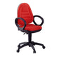 Sedia operativa girevole Unisit Metis MTA Eco Smart - rivestimento Eco rosso - MTAS/ER